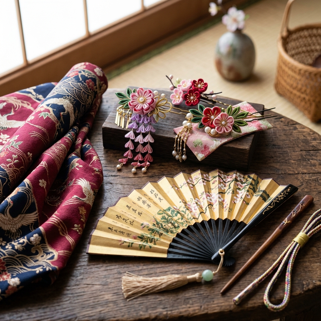 Kimono detail background